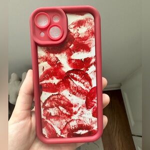 Lipstick Pattern iPhone 14 Case